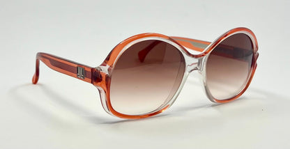 Lanvin OLB5 France-Oversized Round VINTAGE Sunglasses w/New Gradient Custom Lenses