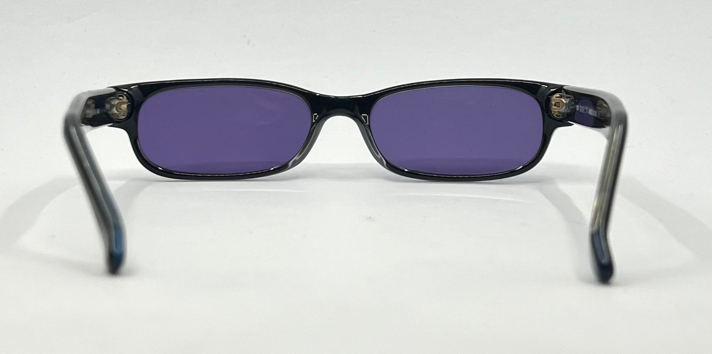 Gucci GG1181 M4X Y2K Vintage Sunglasses/Deadstock-New Solid Purple Custom Lenses-Italy