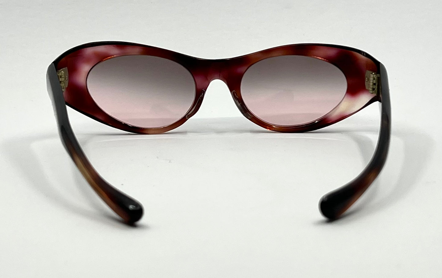 French Artisan A640 Vintage Sunglasses-Burgundy Acetate-New Gradient Custom Lenses