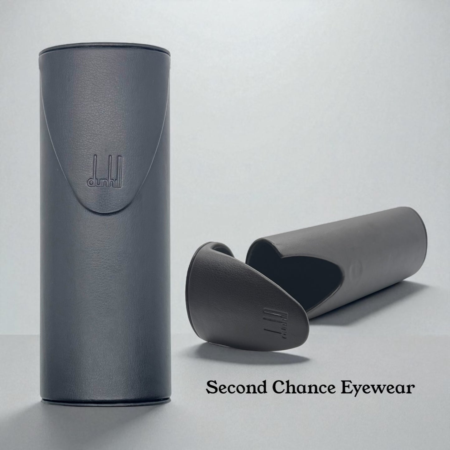 Vintage 1980s Dunhill Sunglass Case – Deadstock Magnetic Closure, Velvet Lined