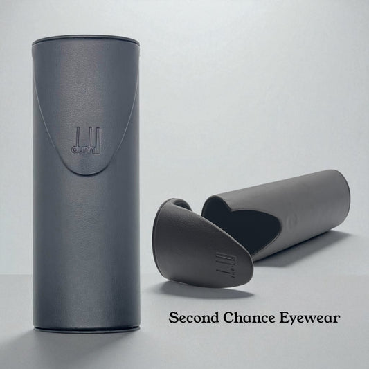 Vintage 1980s Dunhill Sunglass Case – Deadstock Magnetic Closure, Velvet Lined