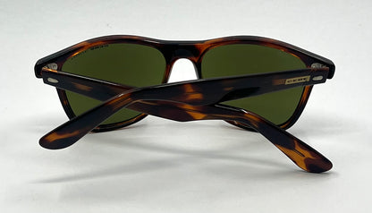 CÉBÉ 3000-Vintage Tortoiseshell Sunglasses w/ Original Green Mineral Glass Lenses-France