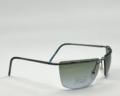 Gianfranco Ferré Gff 551|S S9H 64-14-115 Vintage Shield Sunglasses – Deadstock|Unworn