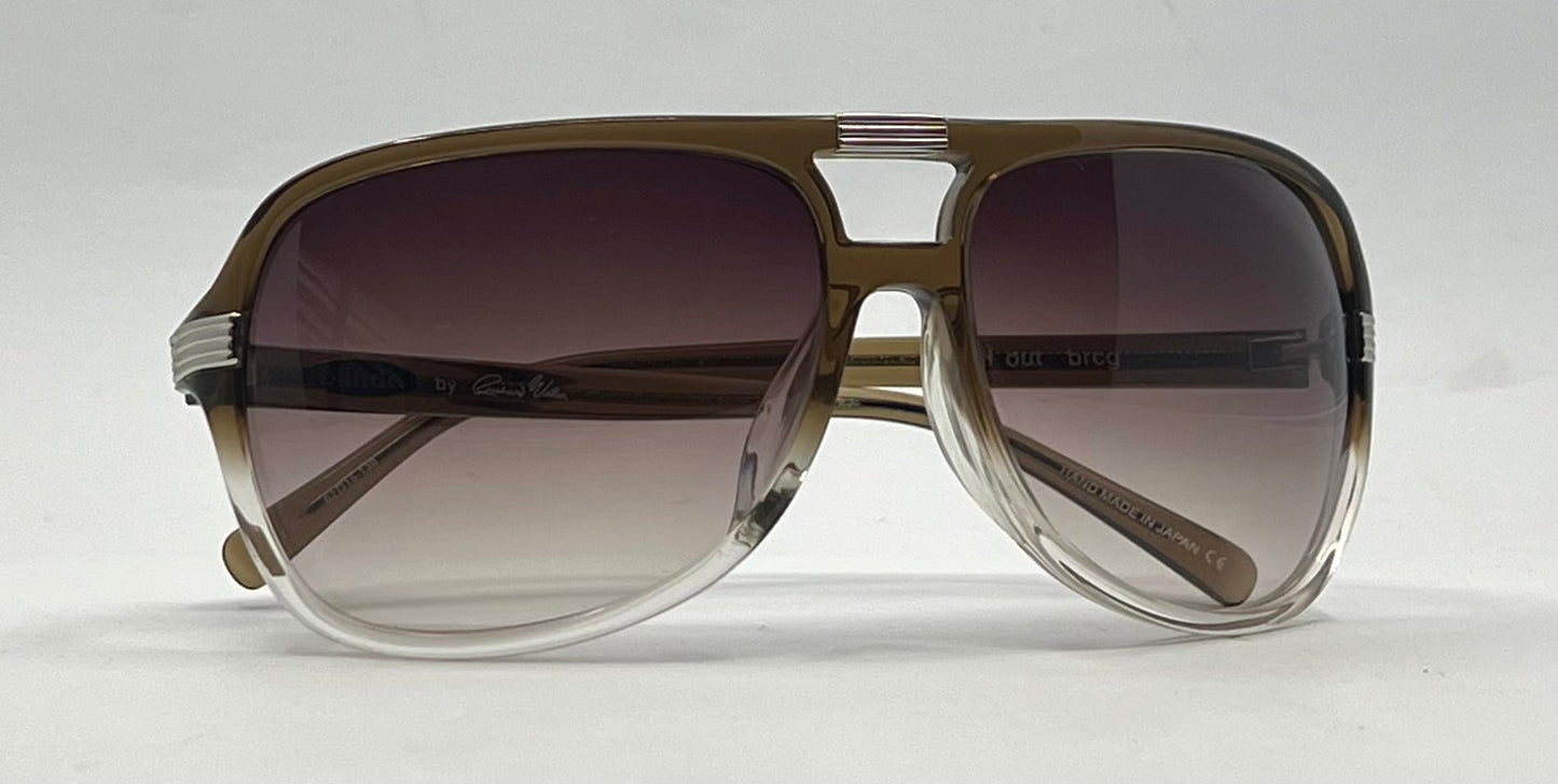 BLINDE by Richard Walker “SHELL OUT” BRCG Japan Oversized Aviator Sunglasses