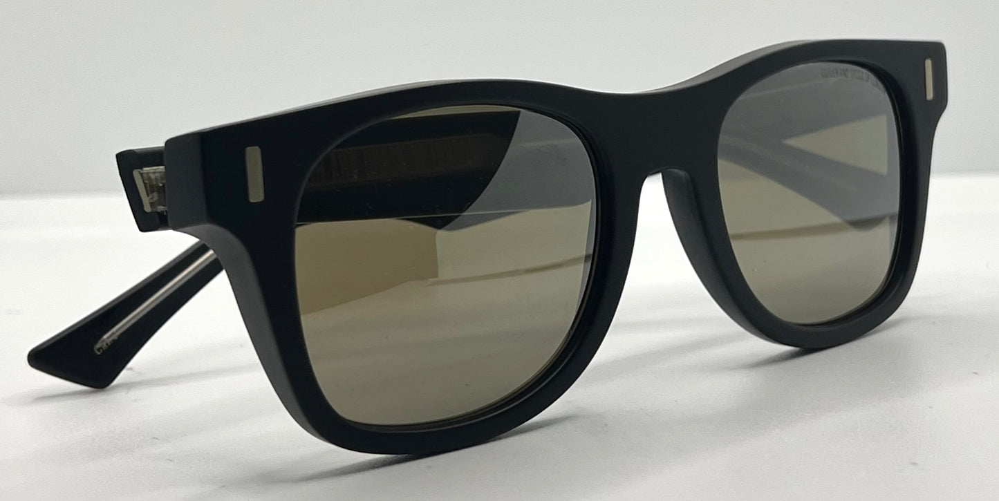 Cutler and Gross 1339 C04 Sunglasses-Matte Black-52mm-Full Kit-New|Unworn-Italy