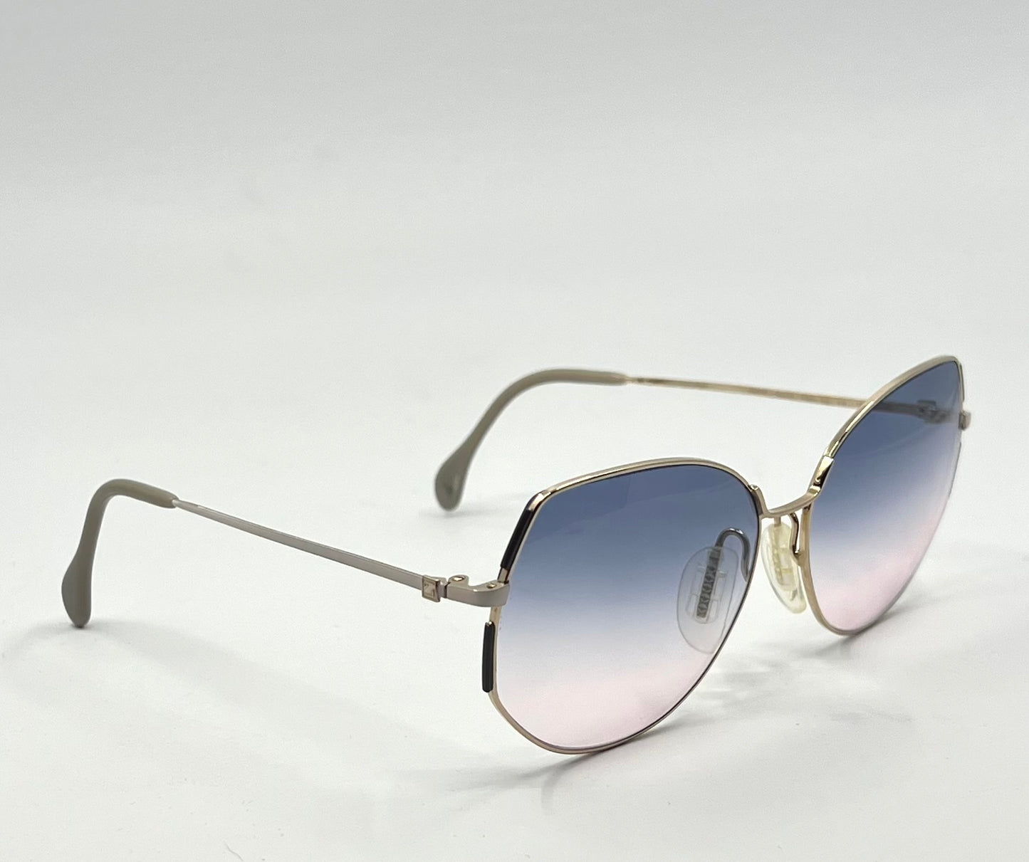 Zeiss W. Germany 6858 Vintage Sunglasses w|New Gradient Tinted Custom Lenses-56mm