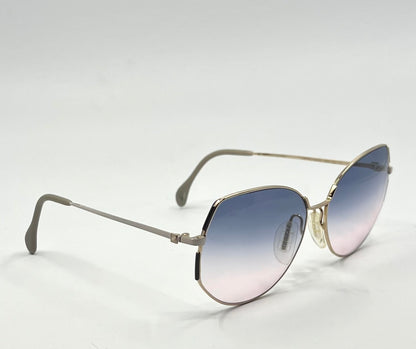 Zeiss W. Germany 6858 Vintage Sunglasses w|New Gradient Tinted Custom Lenses-56mm