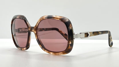 Silhouette Mod 501 Vintage Sunglasses W|New, Custom Solid Deep Rose Lenses-Deadstock-Austria