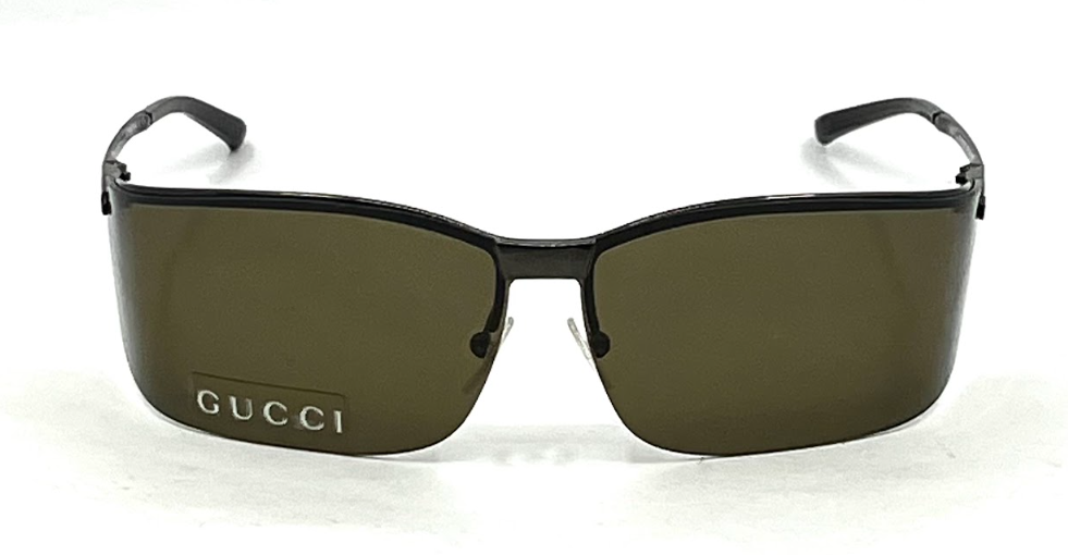 Gucci GG1712/S 831TQ Semi Rimless Shield Sunglasses Vintage-Deadstock