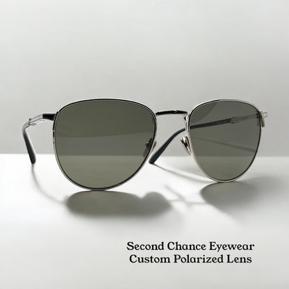 Leisure Society “Voysey” by Shane Baum-Silver-Custom Polarized Japanese Lenses-New|Unworn