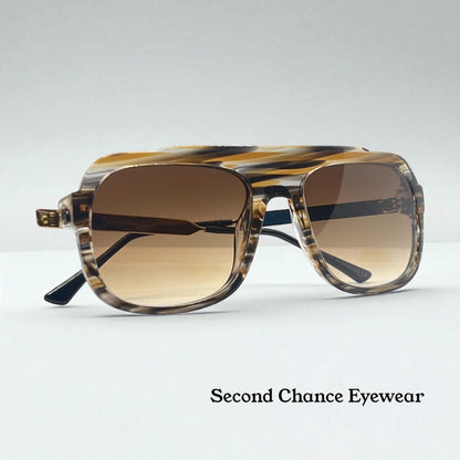Thierry Lasry Bowery 170 Sunglasses – Brown Gradient Lenses – Handmade France