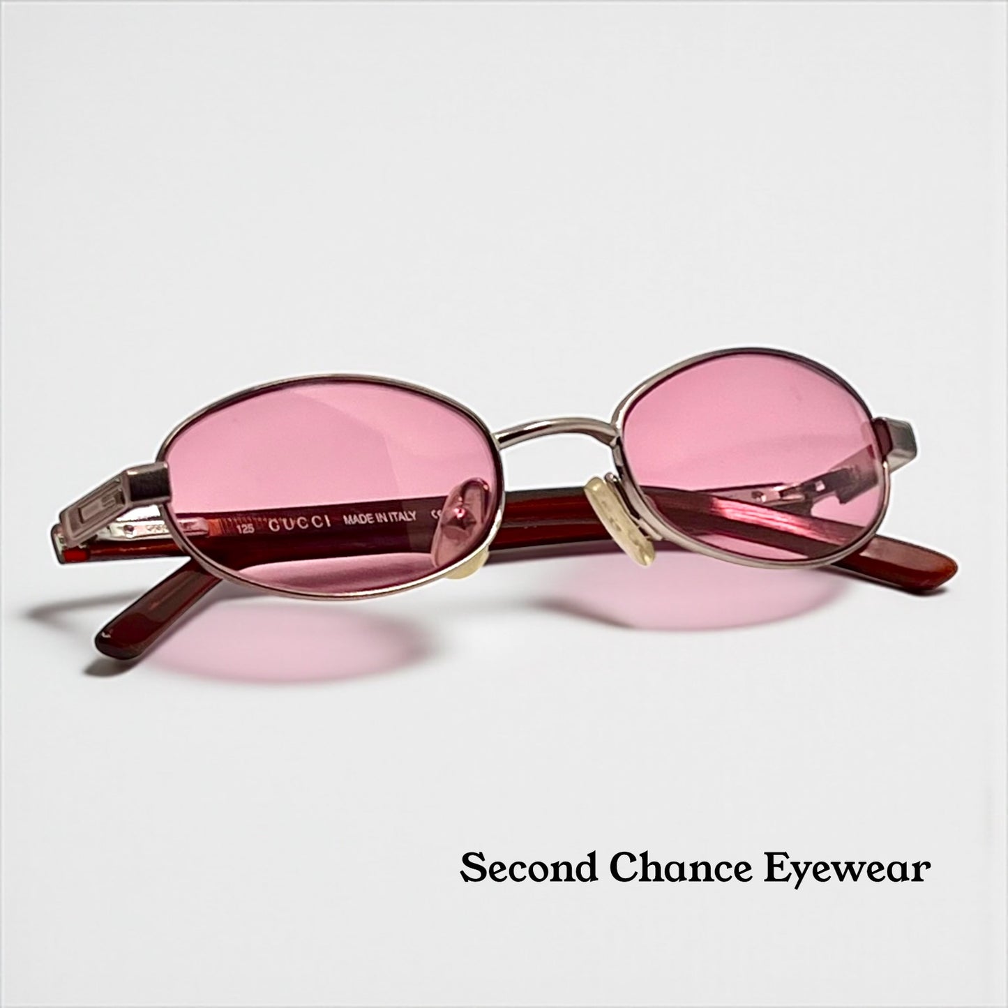 Gucci GG 2679 R4V Y2K Vintage Sunglasses w/New Rose Tinted Custom Lenses