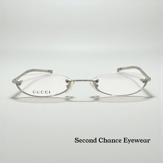 GUCCI GG2692 9B5 Y2K Rimless Oval Frame-Unworn-Made in Italy