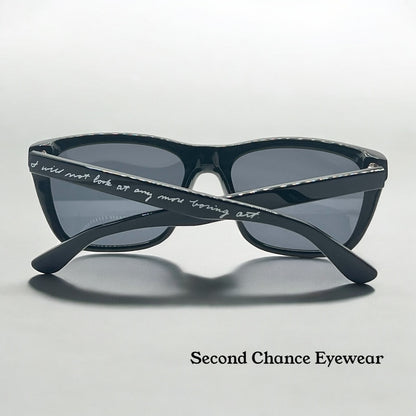 John Baldessari x Freeway Eyewear – “I Will Not Look at Any More Boring Art” – L.A. Rays Artist Series – Rare C1 – Full Kit-Unworn