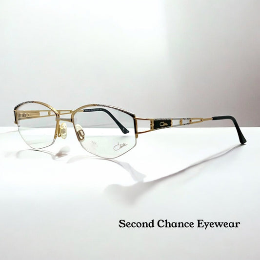 Cazal Mod 453 Col 190-Vintage Eyeglass Frame-Gold|Black-53Mm-Germany-Deadstock|Unworn