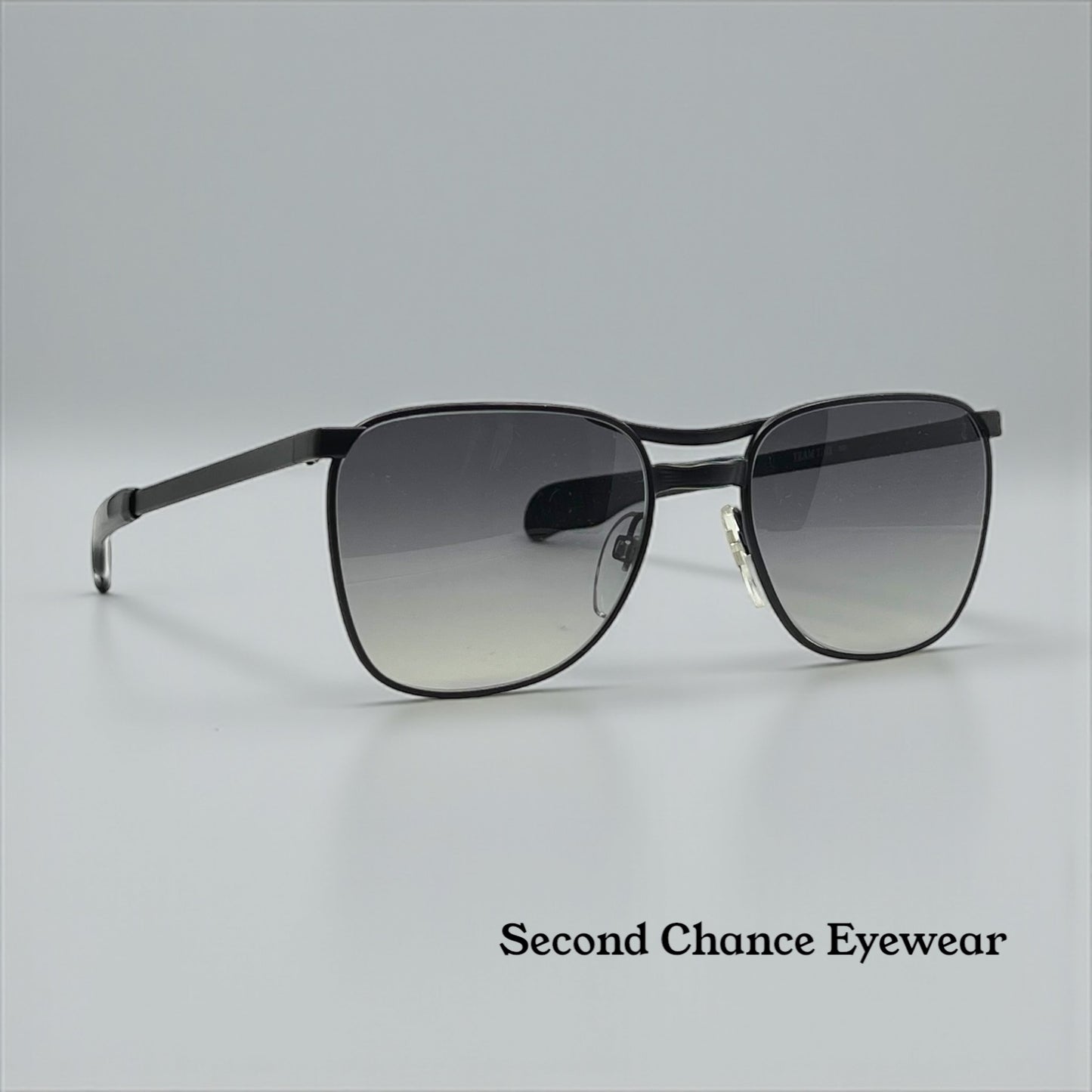 Safilo TEAM 7703 003-Y2K Vintage Sunglasses-New Smoke/Blue Custom Gradient Lenses