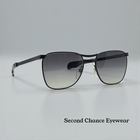 Safilo TEAM 7703 003-Y2K Vintage Sunglasses-New Smoke/Blue Custom Gradient Lenses