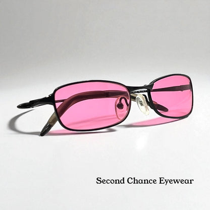 Oakley Straight Line 2.0 11-729 Vintage Sunglasses W|New Solid Pink Custom Tined Lenses-Nos|Unworn