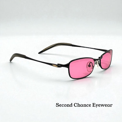 Oakley Straight Line 2.0 11-729 Vintage Sunglasses W|New Solid Pink Custom Tined Lenses-Nos|Unworn