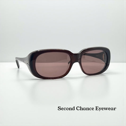 Cynthia Benjamin “Sid” Handmade Sunglasses – Plum Fade Acetate – Full Kit – Luxury Collector’S Piece