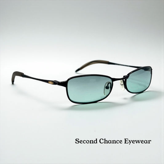 Oakley Straightline 2.0 Vintage Sunglasses-Model 11-729-New Solid Green Tinted Custom Sunglasses-Unworn