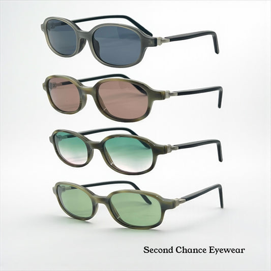 Alfred Dunhill 840A 029 Vintage Sunglasses w/New Gradient Tinted Custom Lenses-w/Case