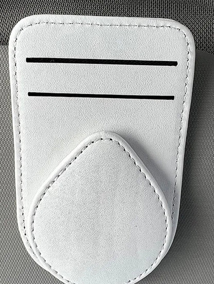 Double Slot-Magnetic Closure- Eyewear Visor Clip-Universal Fit-Card Fastener-Brand New