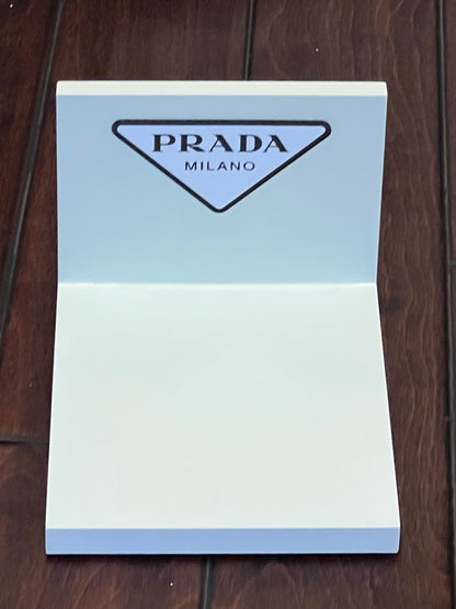 Prada “L-Shaped” Counter Display Magnetic Logo-Brand New-Retail Branded Display