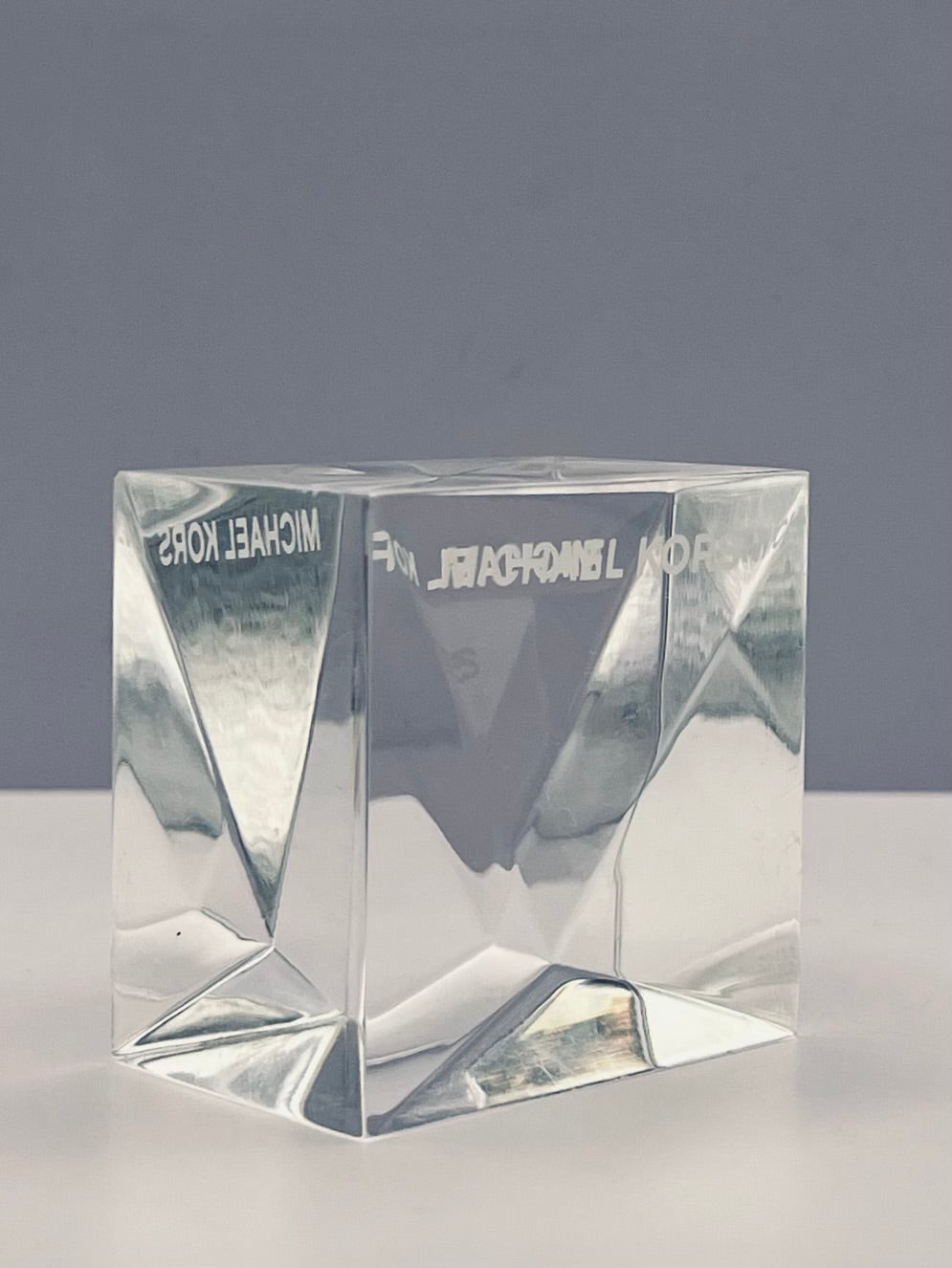 Michael Kors-Double Sided- Branded- Geometric - Counter Cube | In-Store Display