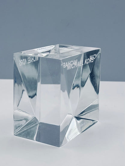 Michael Kors-Double Sided- Branded- Geometric - Counter Cube | In-Store Display