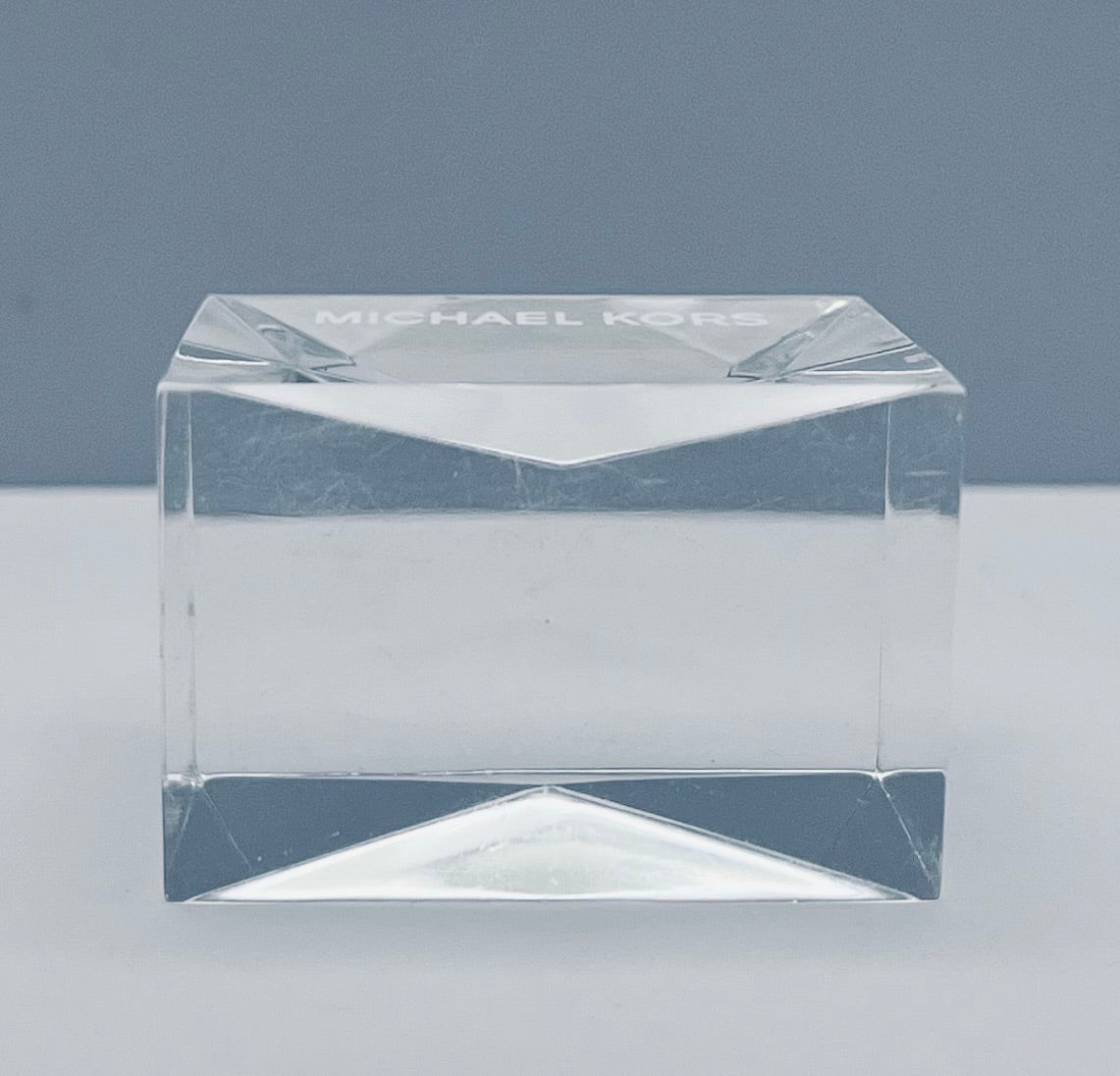 Michael Kors-Double Sided- Branded- Geometric - Counter Cube | In-Store Display