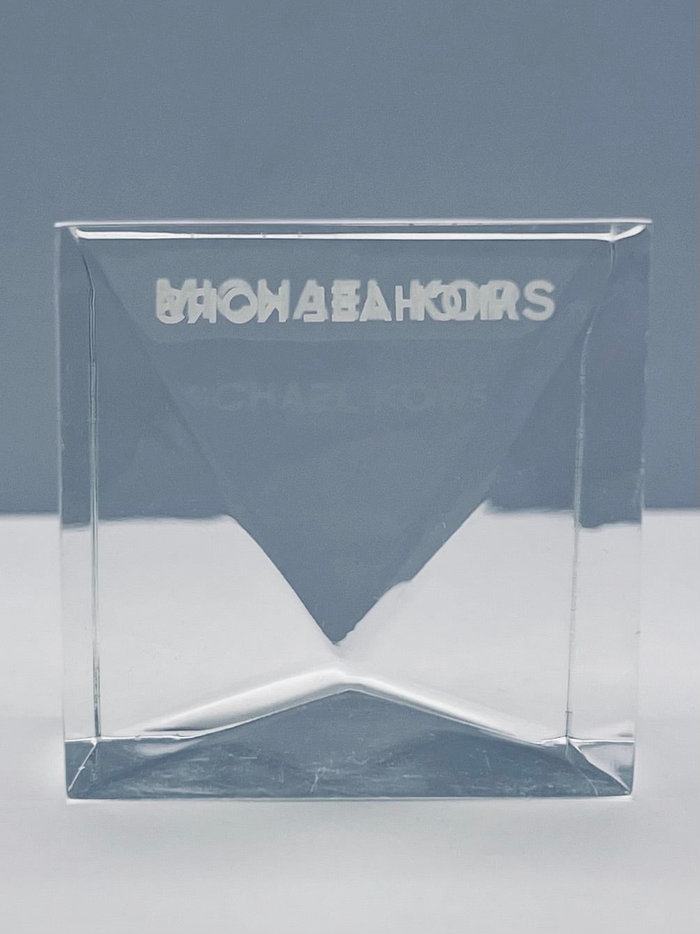 Michael Kors-Double Sided- Branded- Geometric - Counter Cube | In-Store Display