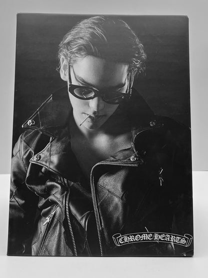 Chrome Hearts Retail V-Shaped Countertop Foldout Display- B&W Double Sided- Rare