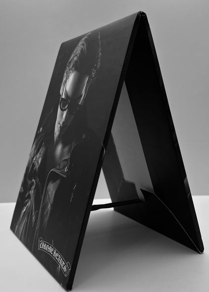 Chrome Hearts Retail V-Shaped Countertop Foldout Display- B&W Double Sided- Rare