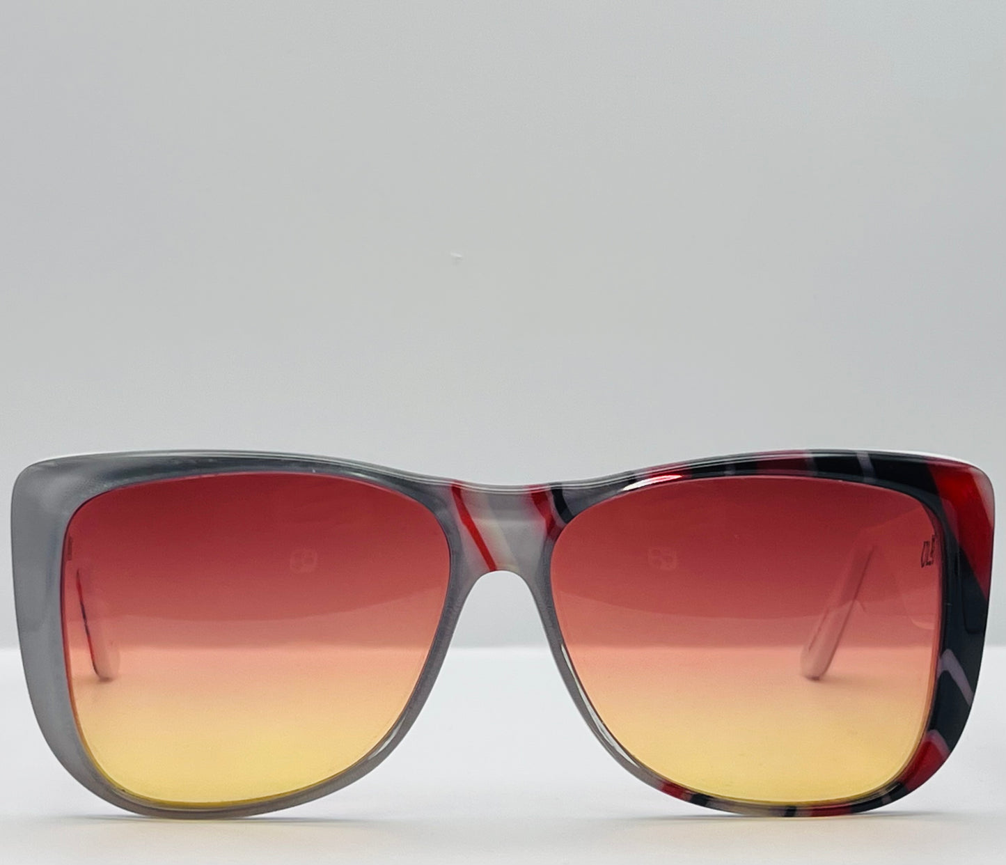 Ultra Catalina 4 Striped Sunglasses-Vintage 1980’S-With Brand New “Berkos Designs” Lenses