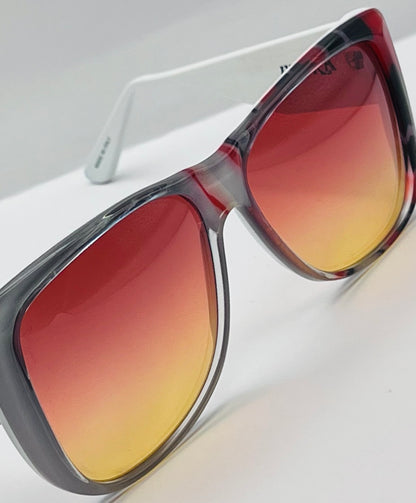 Ultra Catalina 4 Striped Sunglasses-Vintage 1980’S-With Brand New “Berkos Designs” Lenses