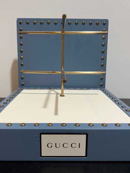 Gucci Studded Flat-Back Dresser Countertop Display | With Fixture | Rare | Mint