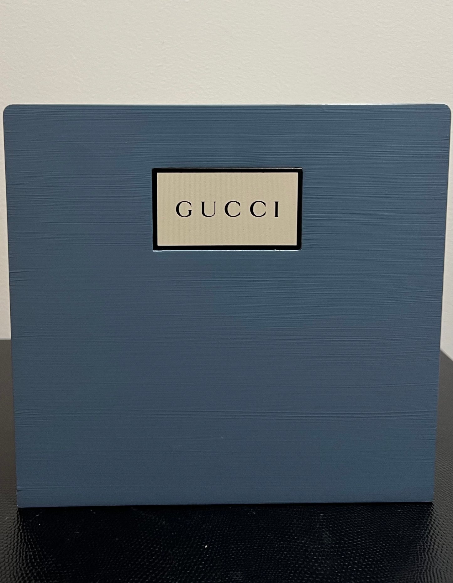 Gucci Studded Flat-Back Dresser Countertop Display | With Fixture | Rare | Mint