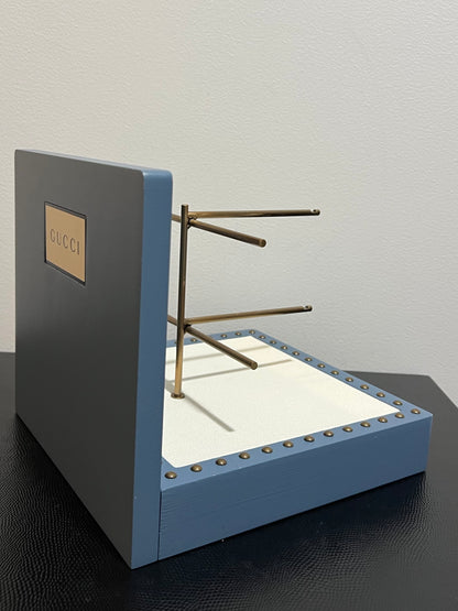 Gucci Studded Flat-Back Dresser Countertop Display | With Fixture | Rare | Mint
