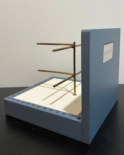 Gucci Studded Flat-Back Dresser Countertop Display | With Fixture | Rare | Mint