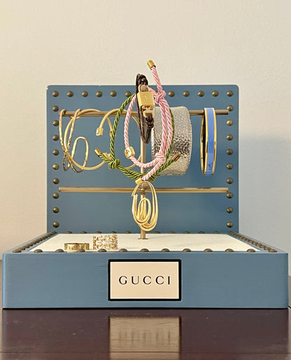 Gucci Studded Flat-Back Dresser Countertop Display | With Fixture | Rare | Mint