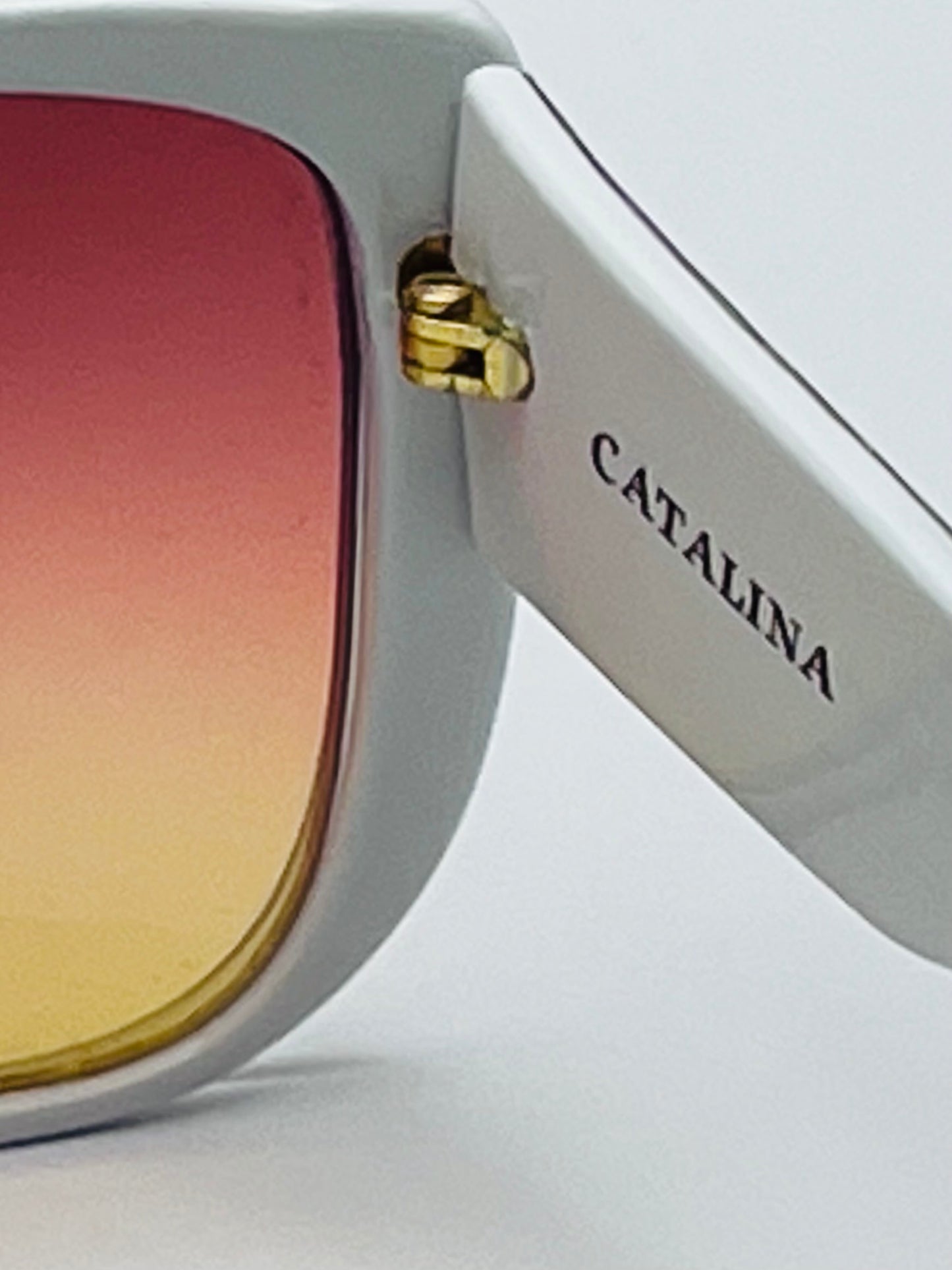 Ultra Catalina 4 Striped Sunglasses-Vintage 1980’S-With Brand New “Berkos Designs” Lenses