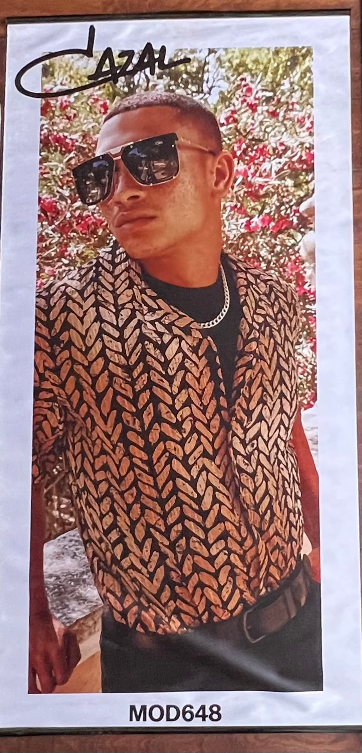 Cazal In-Store Advertising - Hanging Silk Pop Marketing Piece - 24” X 47” - Rare