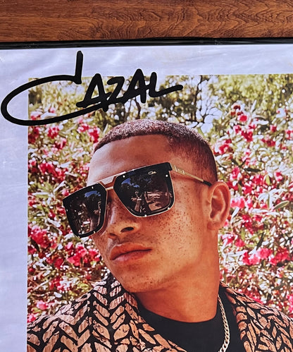 Cazal In-Store Advertising - Hanging Silk Pop Marketing Piece - 24” X 47” - Rare