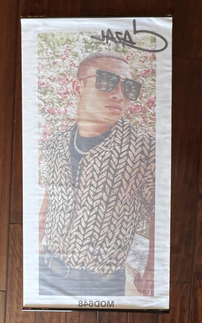 Cazal In-Store Advertising - Hanging Silk Pop Marketing Piece - 24” X 47” - Rare