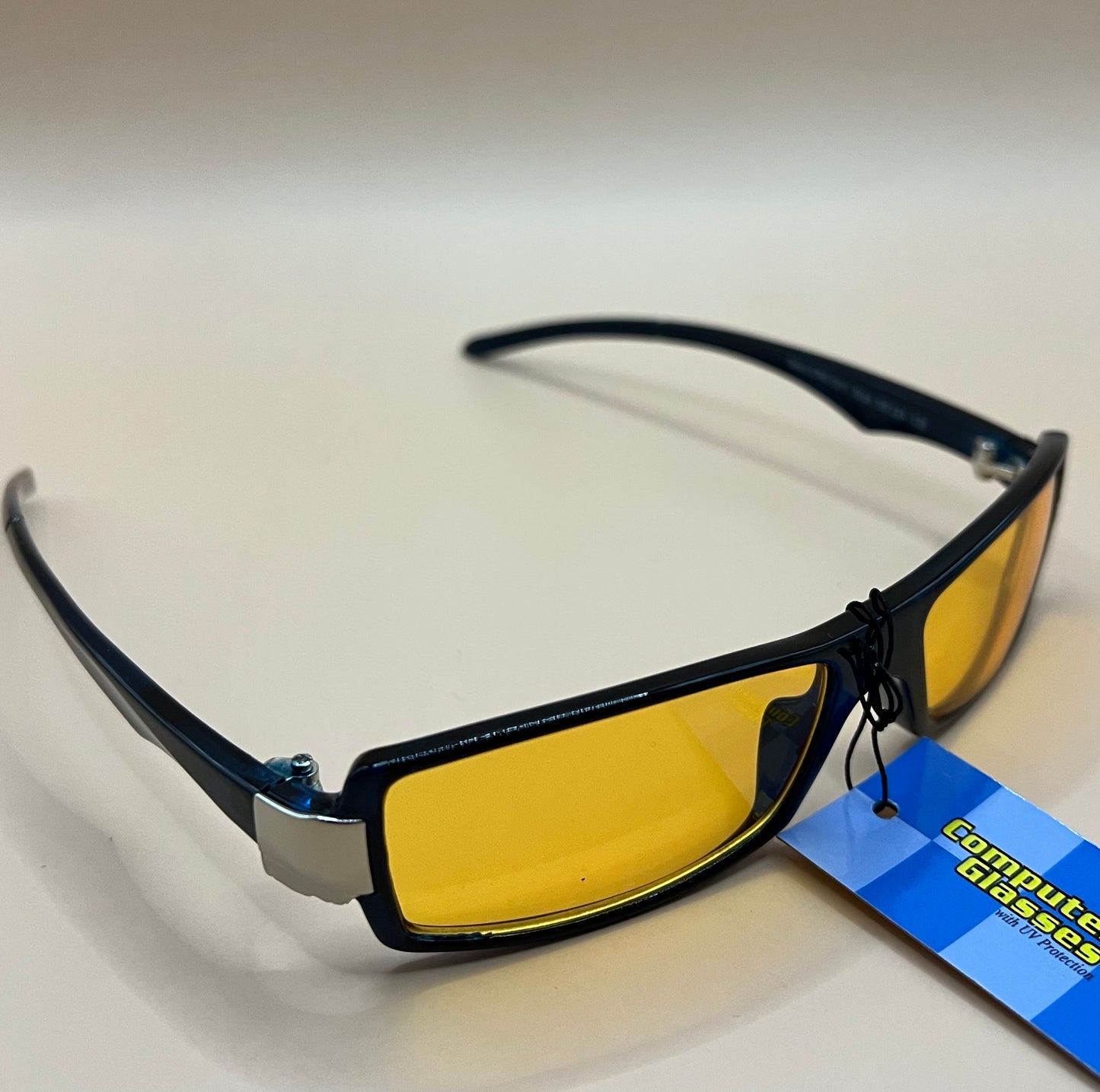 Abbot Optical Amber|Blue Light Blocking Gaming & Computer Glasses Magnification 1.75