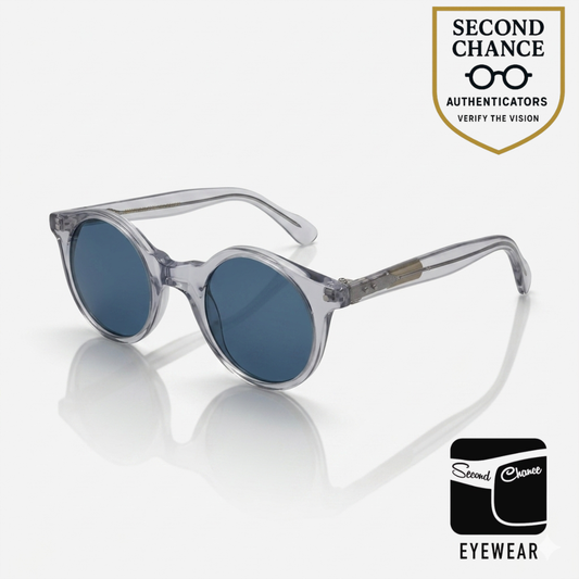 Michel Atlan Tristan Crystal Vintage Edition Round Sunglasses-New Custom Lens