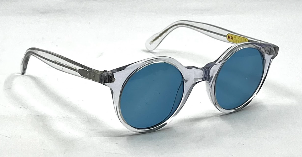 Michel Atlan Tristan Crystal Vintage Edition Round Sunglasses-New Custom Lens