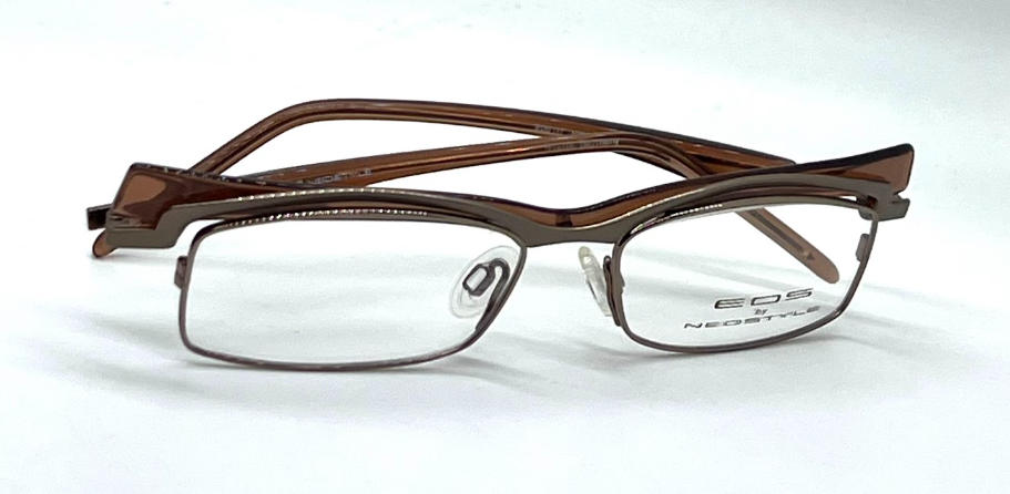 Neostyle EOS 11-152-Vintage Eyeglasses 50mm-Brown NOS Germany Optical Frame