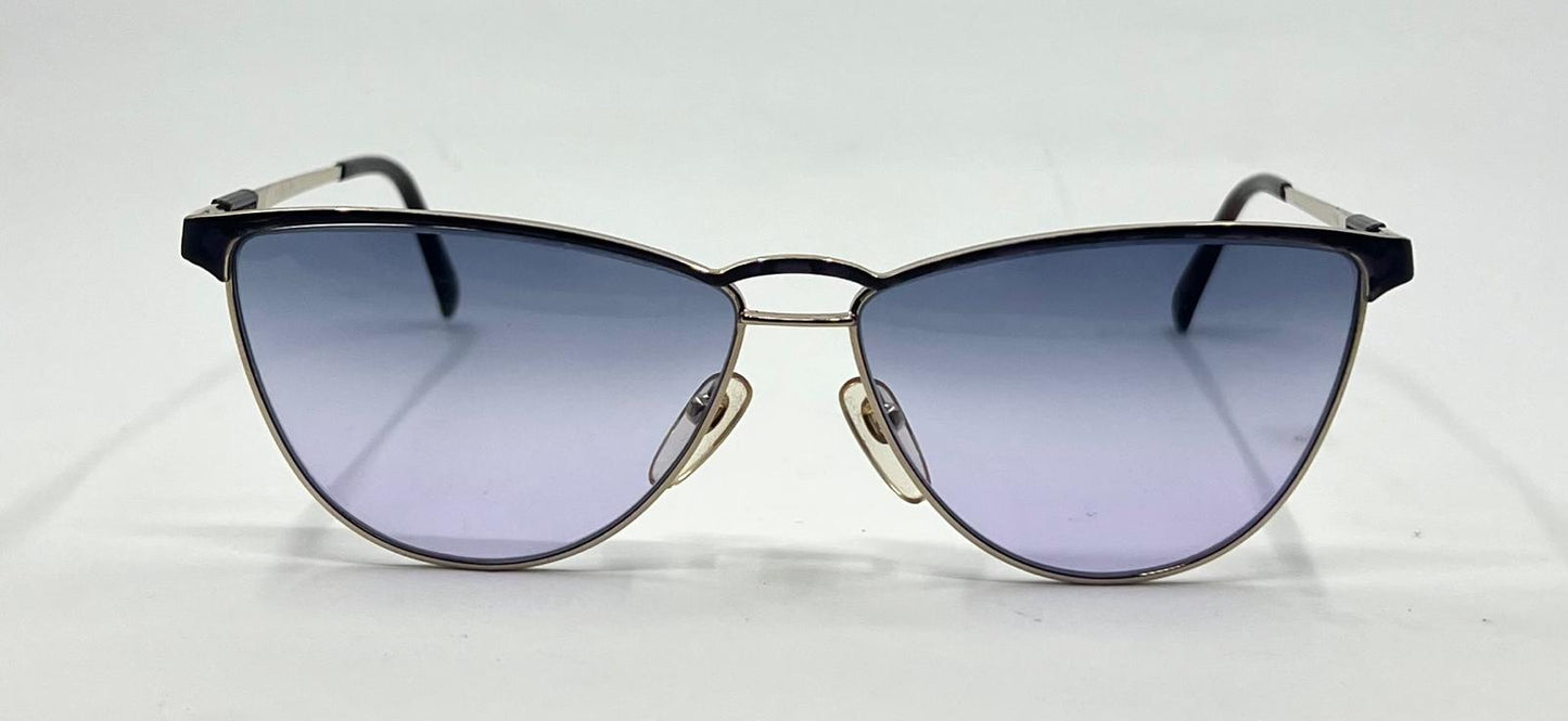 Givenchy 9702 Y2K Vintage Sunglasses w/ New Indigo Lavender Gradient Custom Lenses